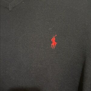 Polo by Ralph Lauren Men's Navy V-Neck Sweater